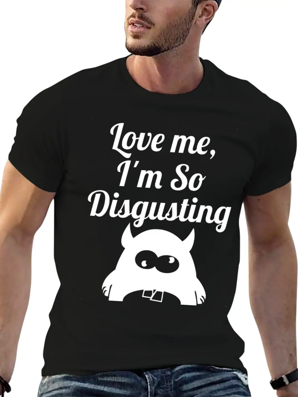 Disgusting Wite Essential Cotton Tee For Daily Outfits – Unisex Style