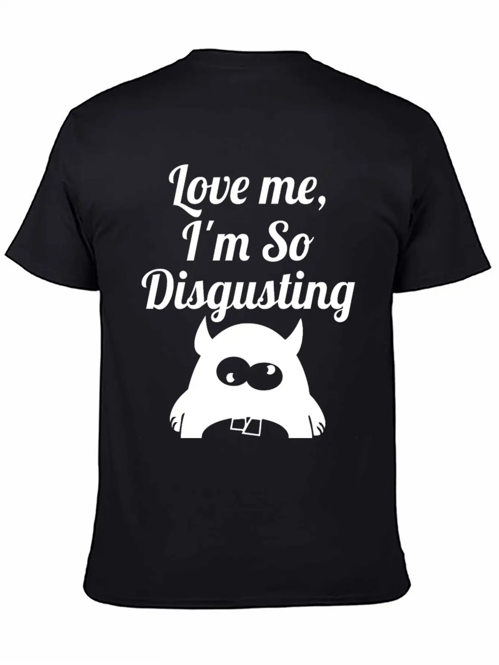 Disgusting Wite Essential Cotton Tee For Daily Outfits – Unisex Style