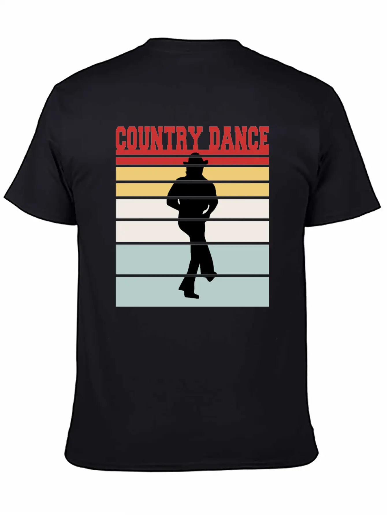 Distressed Country Dance Team Tshirt Unisex Short Sleeve Soft Cotton T-Shirt – Casual Everyday Wear