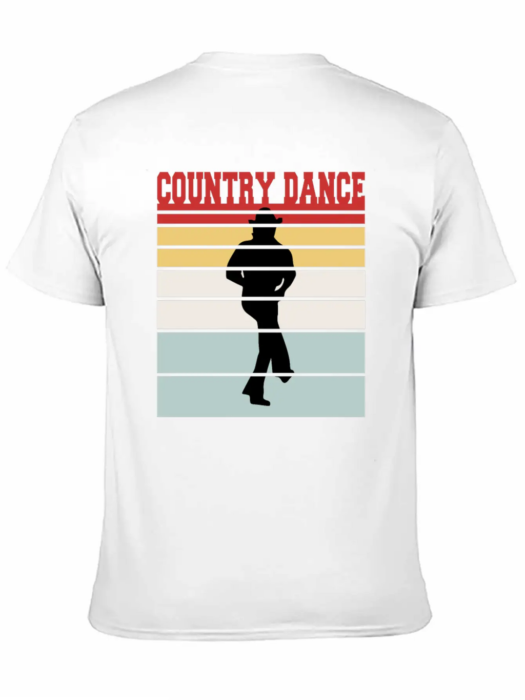 Distressed Country Dance Team Tshirt Unisex Short Sleeve Soft Cotton T-Shirt – Casual Everyday Wear