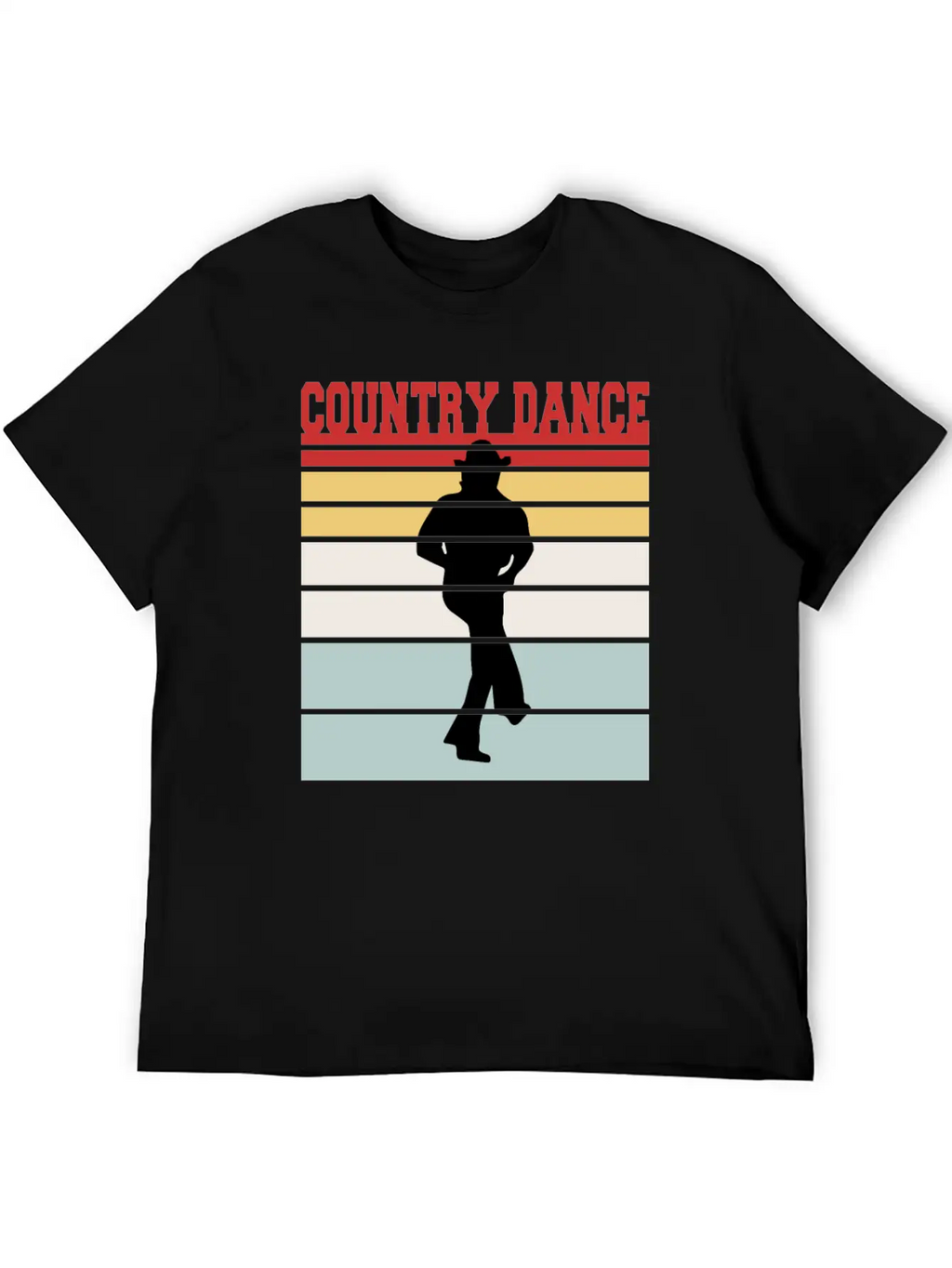Distressed Country Dance Team Tshirt Unisex Short Sleeve Soft Cotton T-Shirt – Casual Everyday Wear