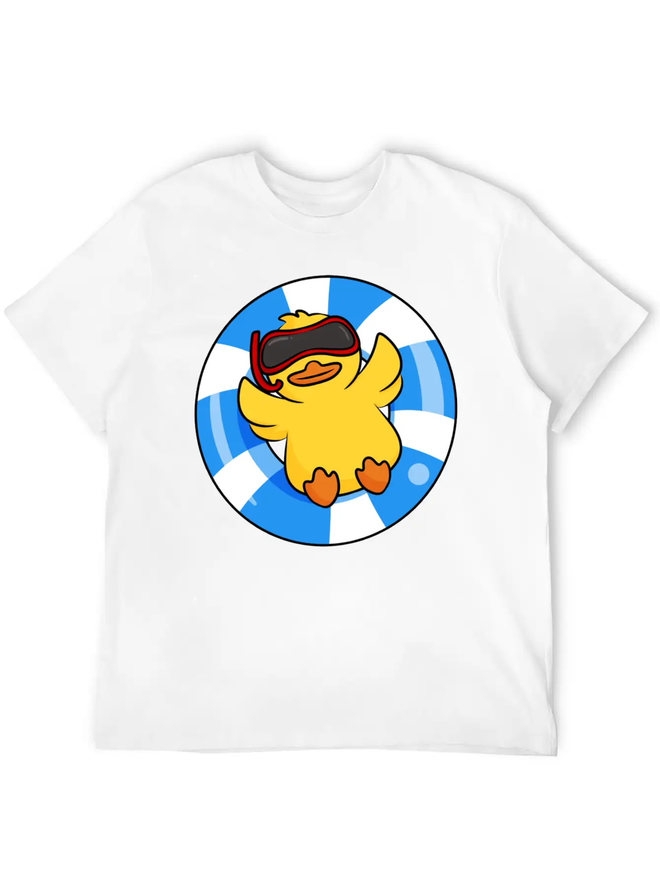 Diver Duck Unisex Casual T-Shirt – Clean Design For Daily Comfort