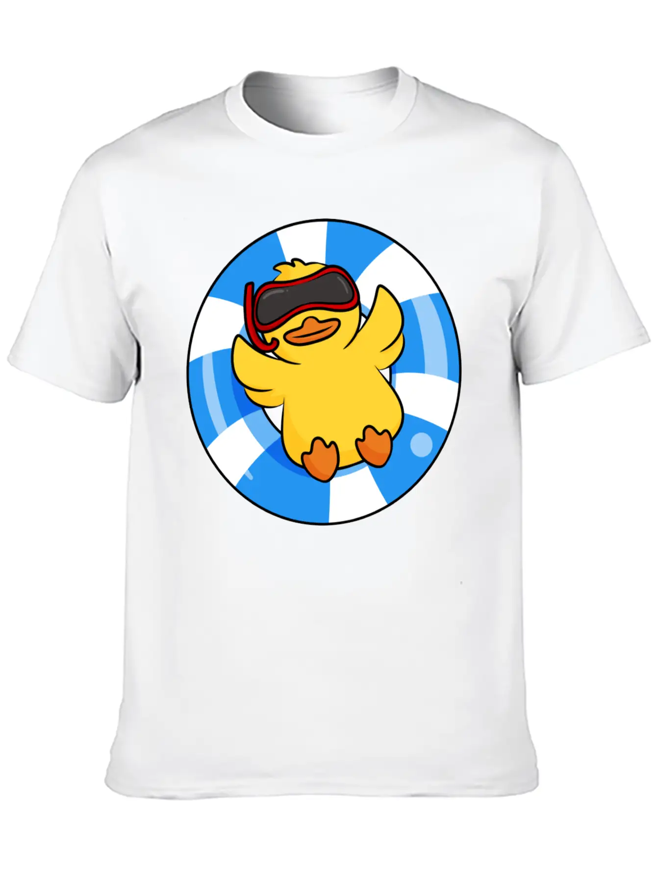 Diver Duck Unisex Casual T-Shirt – Clean Design For Daily Comfort