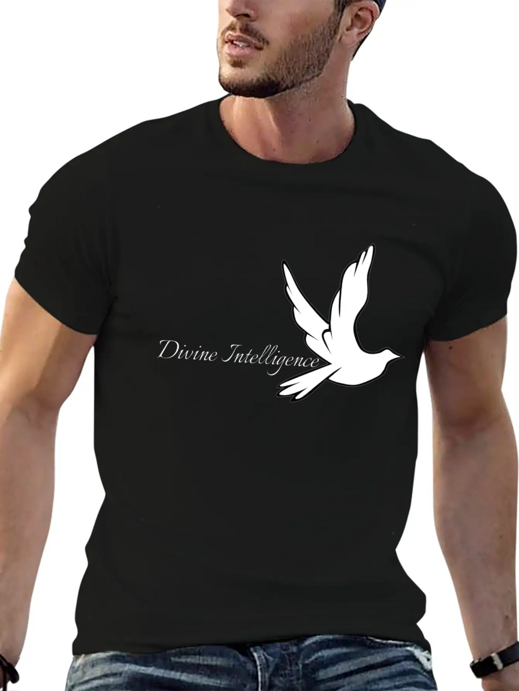 Divine Intelligence Unisex Casual T-Shirt – Clean Design For Daily Comfort