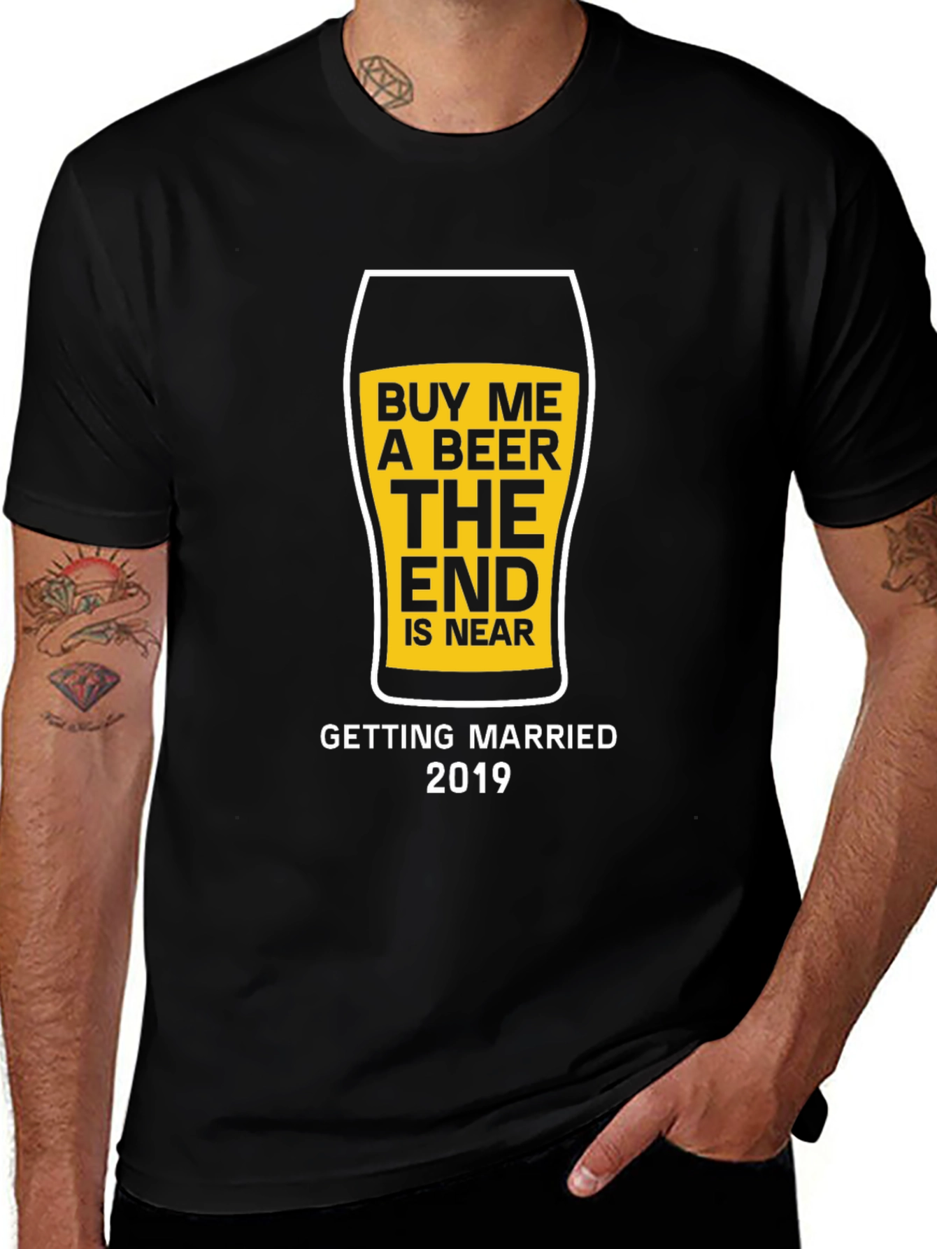 Buy Me a Beer T-Shirt - Groom to Be 2019