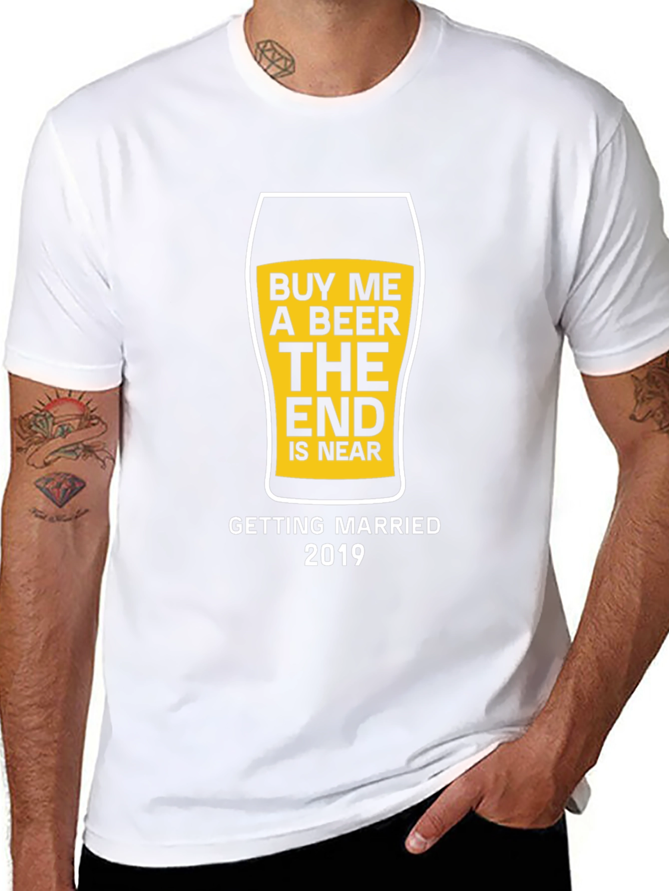 Buy Me a Beer T-Shirt - Groom to Be 2019
