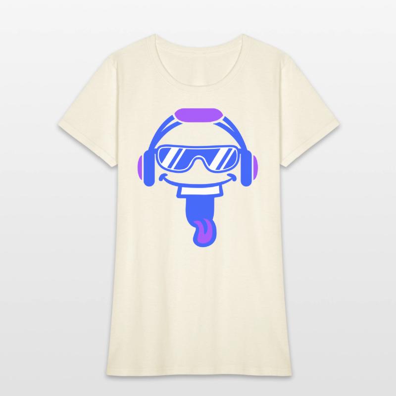 DJ Face Laughing Happy Head Sunglasses Music Party