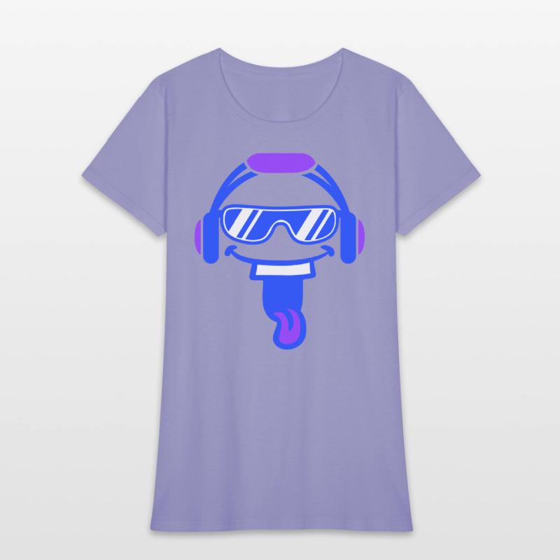 DJ Face Laughing Happy Head Sunglasses Music Party