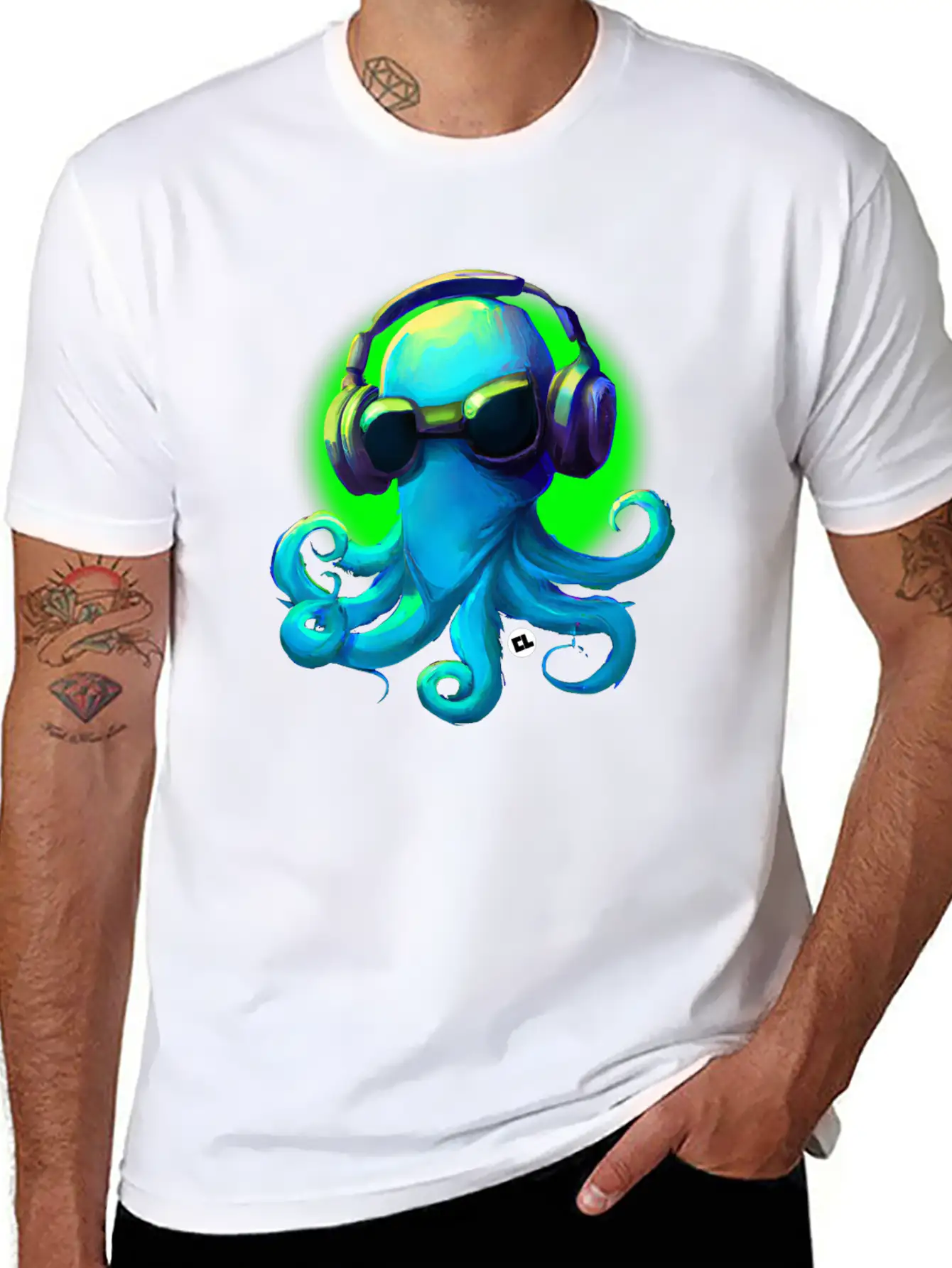 DJ Frank The Octopus Unisex Casual T-Shirt – Clean Design For Daily Comfort