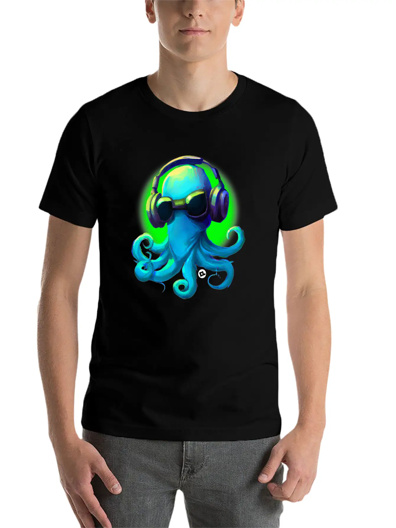 DJ Frank The Octopus Unisex Casual T-Shirt – Clean Design For Daily Comfort