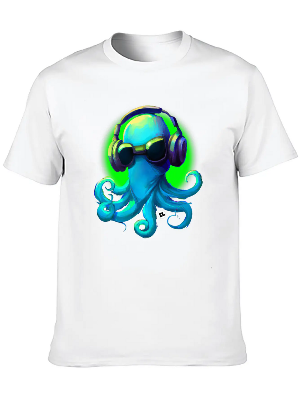 DJ Frank The Octopus Unisex Casual T-Shirt – Clean Design For Daily Comfort