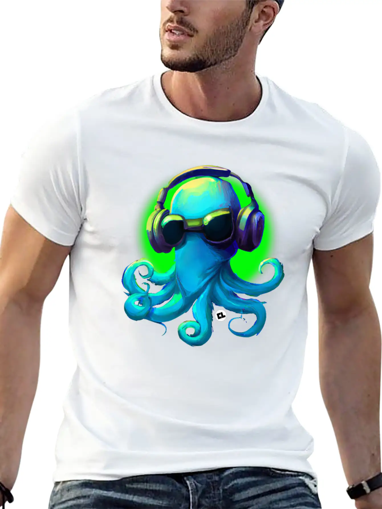 DJ Frank The Octopus Unisex Casual T-Shirt – Clean Design For Daily Comfort
