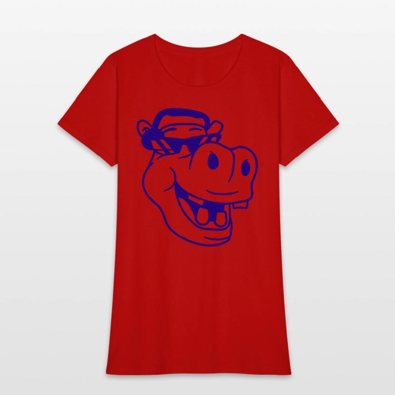 DJ Funny Laughing Hippo Sunglasses Music Face Fun