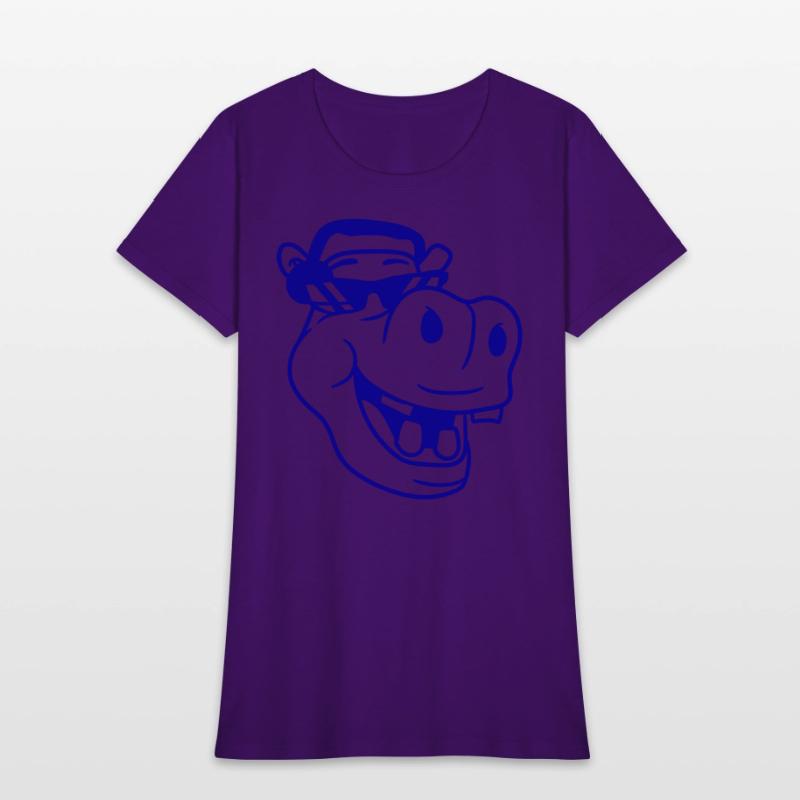 DJ Funny Laughing Hippo Sunglasses Music Face Fun