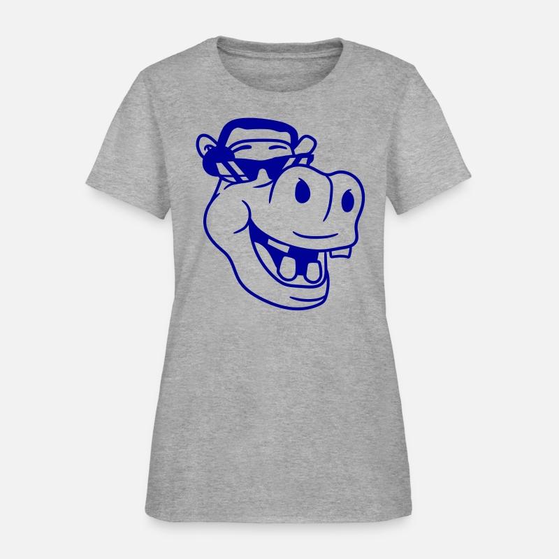 DJ Funny Laughing Hippo Sunglasses Music Face Fun