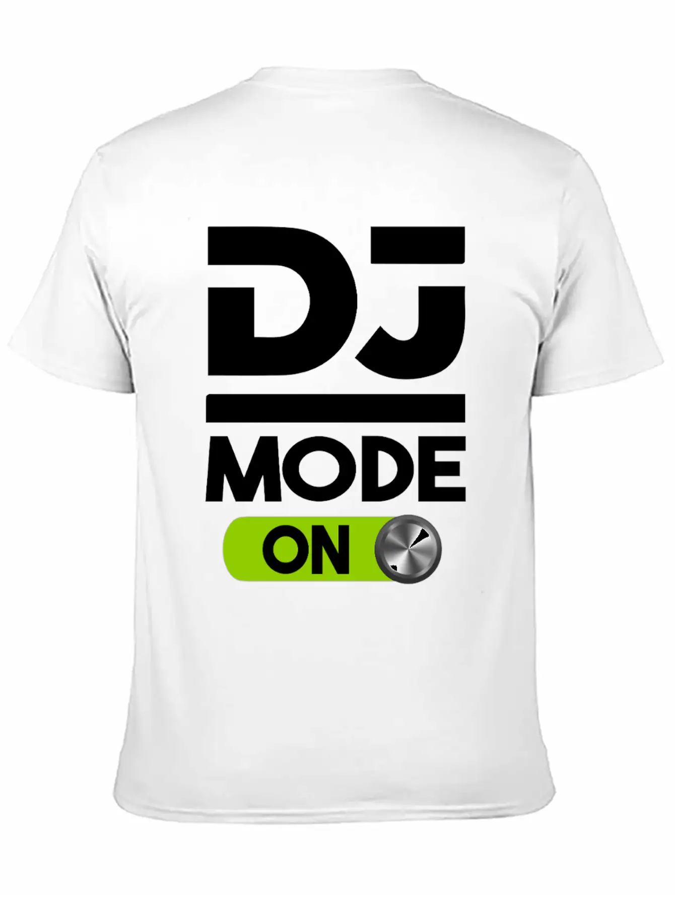 DJ Mode ON Design For Disc Jockey Men & Women Unisex Short Sleeve Soft Cotton T-Shirt – Casual Everyday Wear