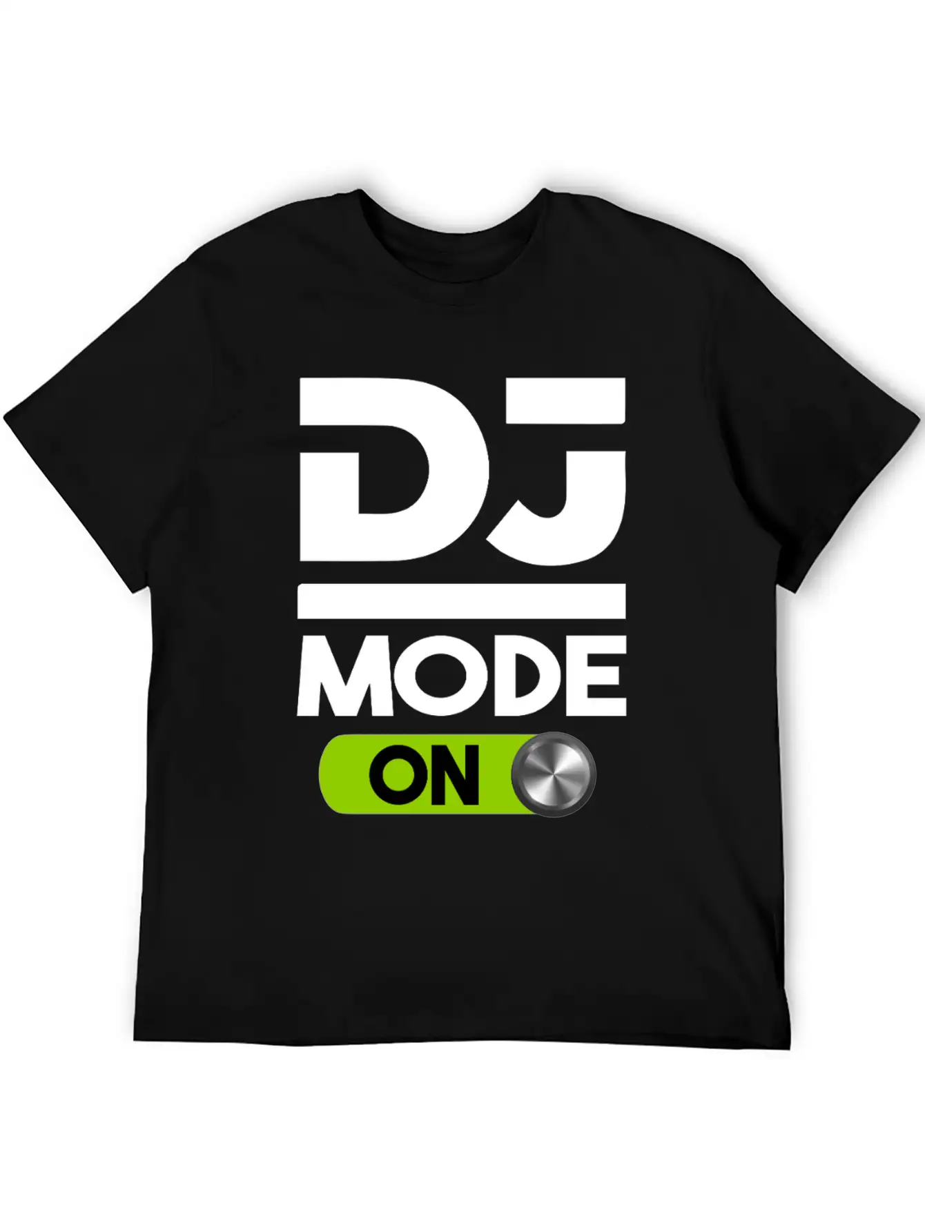 DJ Mode ON Design For Disc Jockey Men & Women Unisex Short Sleeve Soft Cotton T-Shirt – Casual Everyday Wear