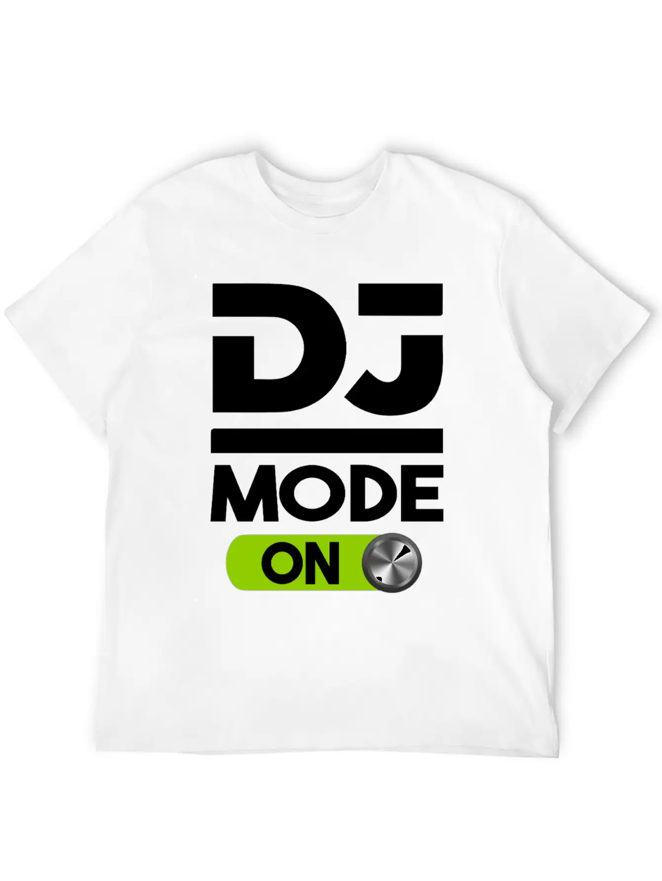 DJ Mode ON Design For Disc Jockey Men & Women Unisex Short Sleeve Soft Cotton T-Shirt – Casual Everyday Wear