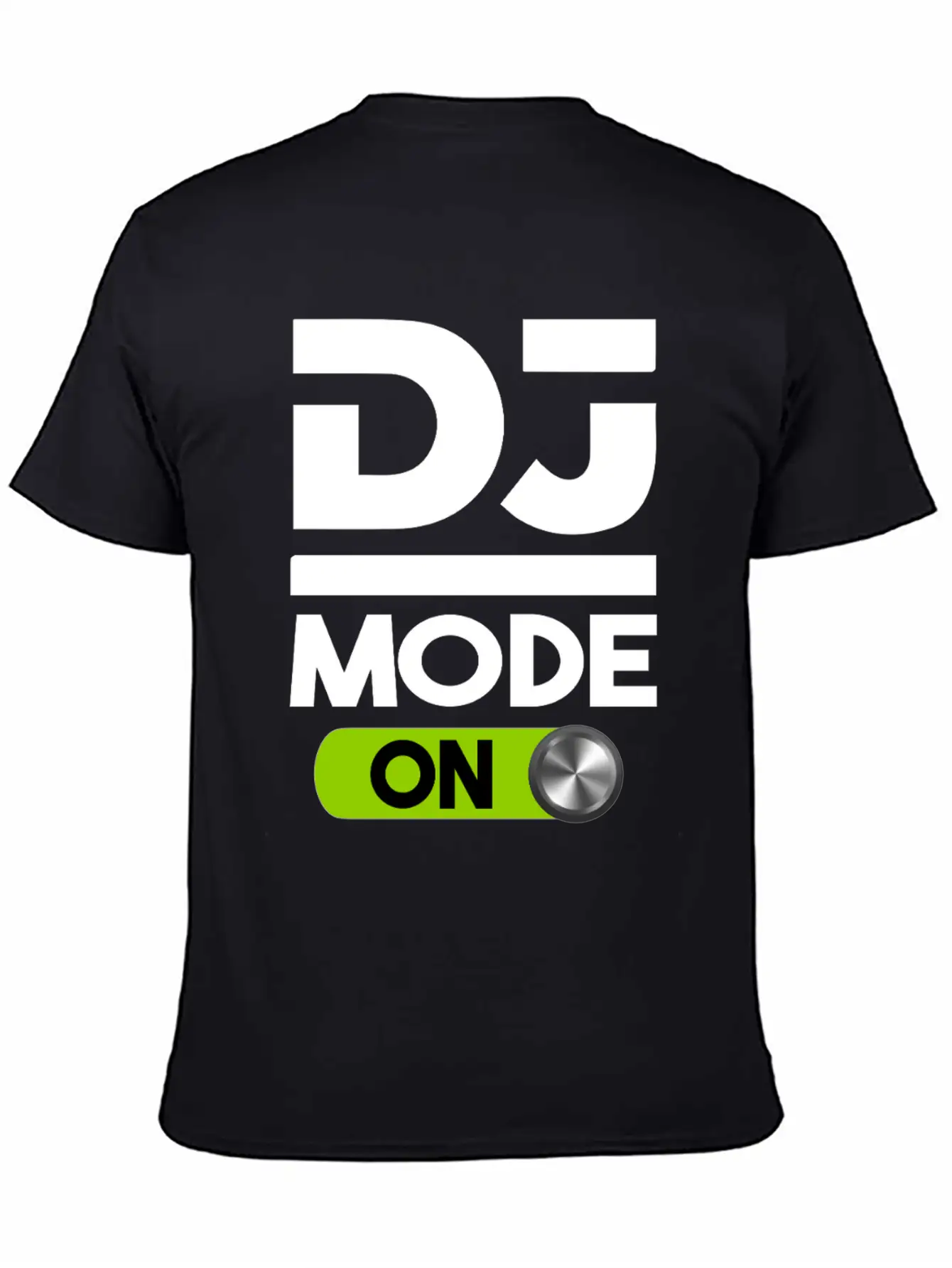 DJ Mode ON Design For Disc Jockey Men & Women Unisex Short Sleeve Soft Cotton T-Shirt – Casual Everyday Wear
