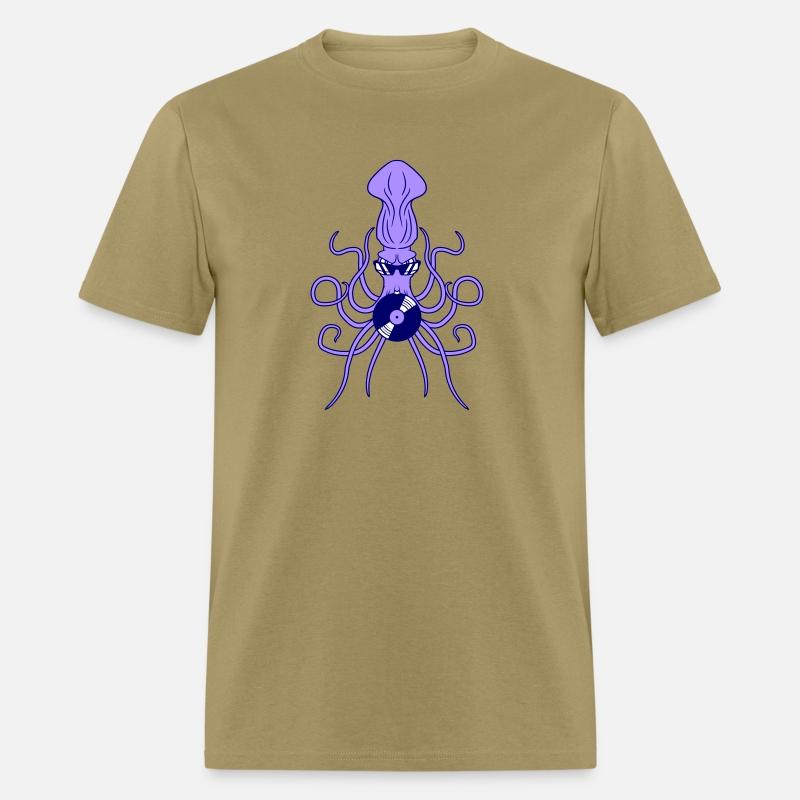 DJ Octopus Kraken Giant Squid Music Record Party