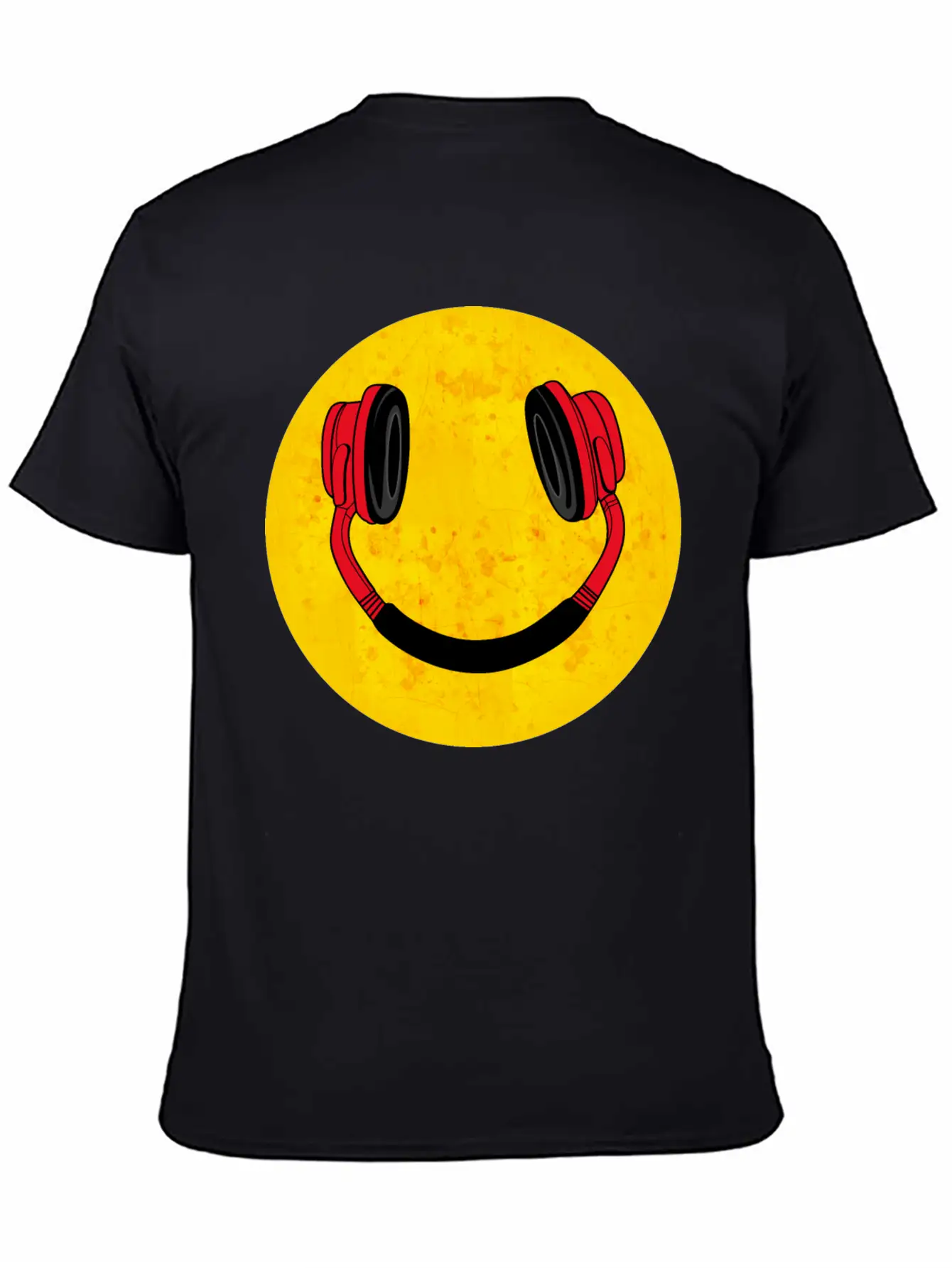 DJ Smile Music Headphones Breathable Soft Cotton T-Shirt – Timeless Casual Look