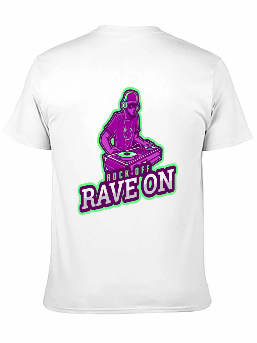 Dj Techno Electronic House Cyperpunk Music Industr Stylish Everyday T-Shirt – Unisex Basic Cotton Tee