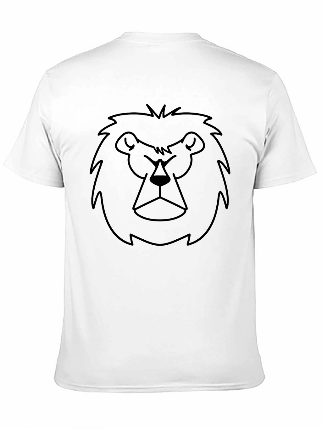Lion Graphic Tee - Black Unisex T-Shirt