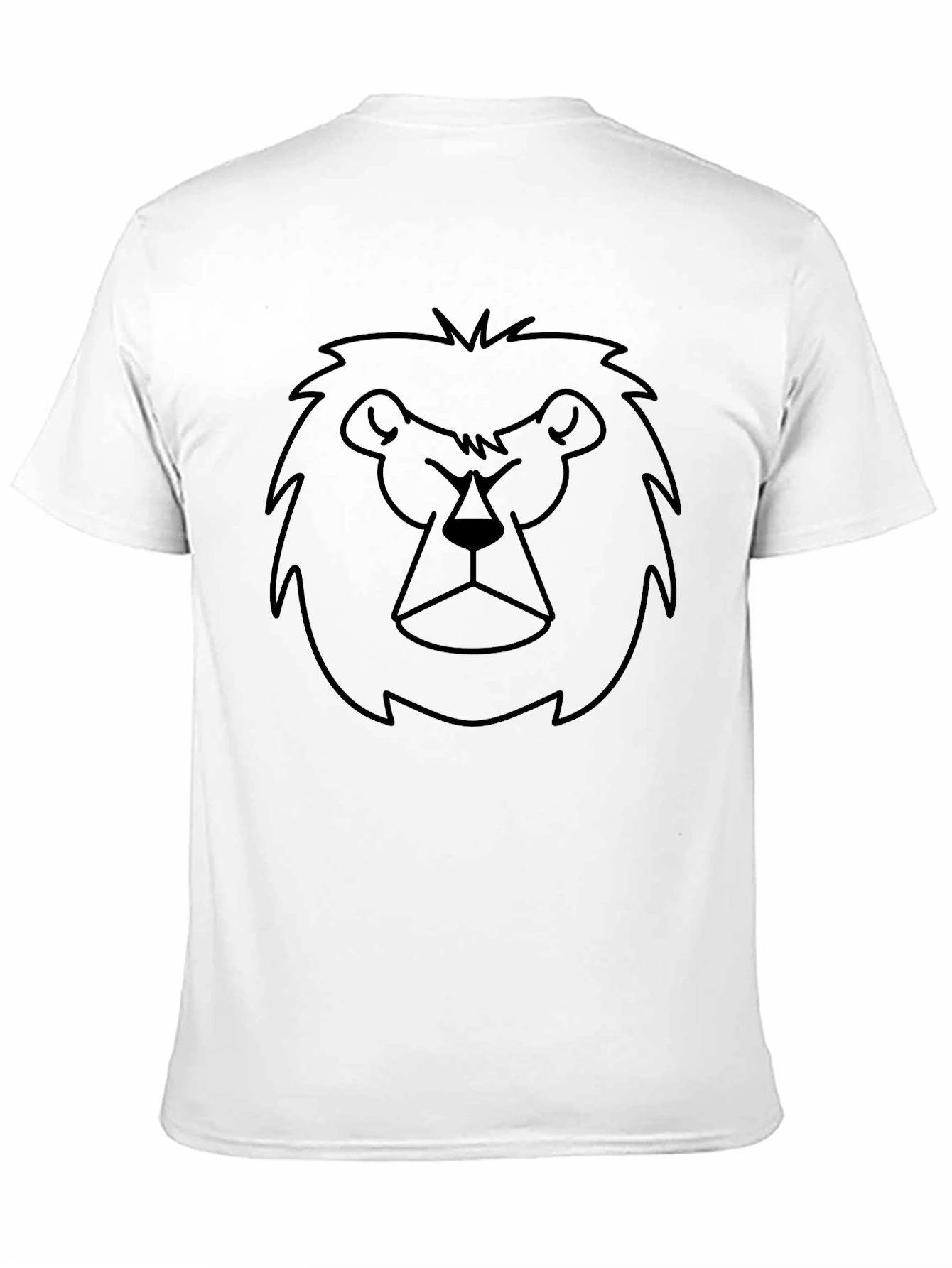 Lion Graphic Tee - Black Unisex T-Shirt