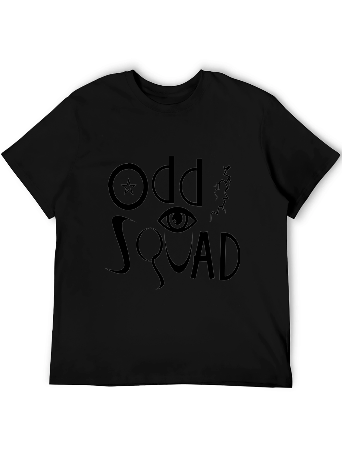 Odd Squad Graphic Print Black T-Shirt