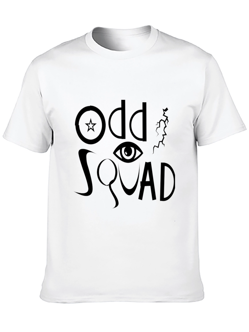 Odd Squad Graphic Print Black T-Shirt
