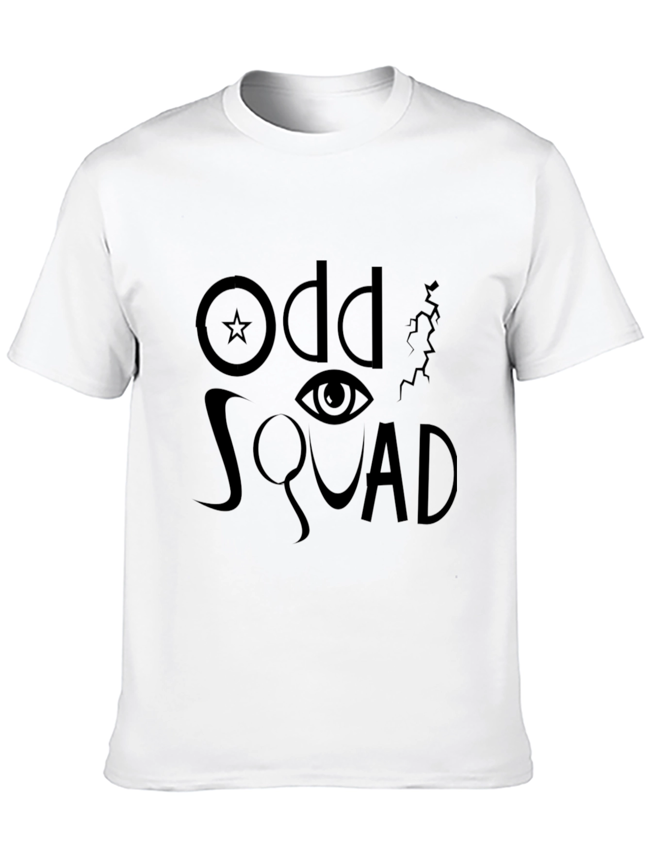 Odd Squad Graphic Print Black T-Shirt