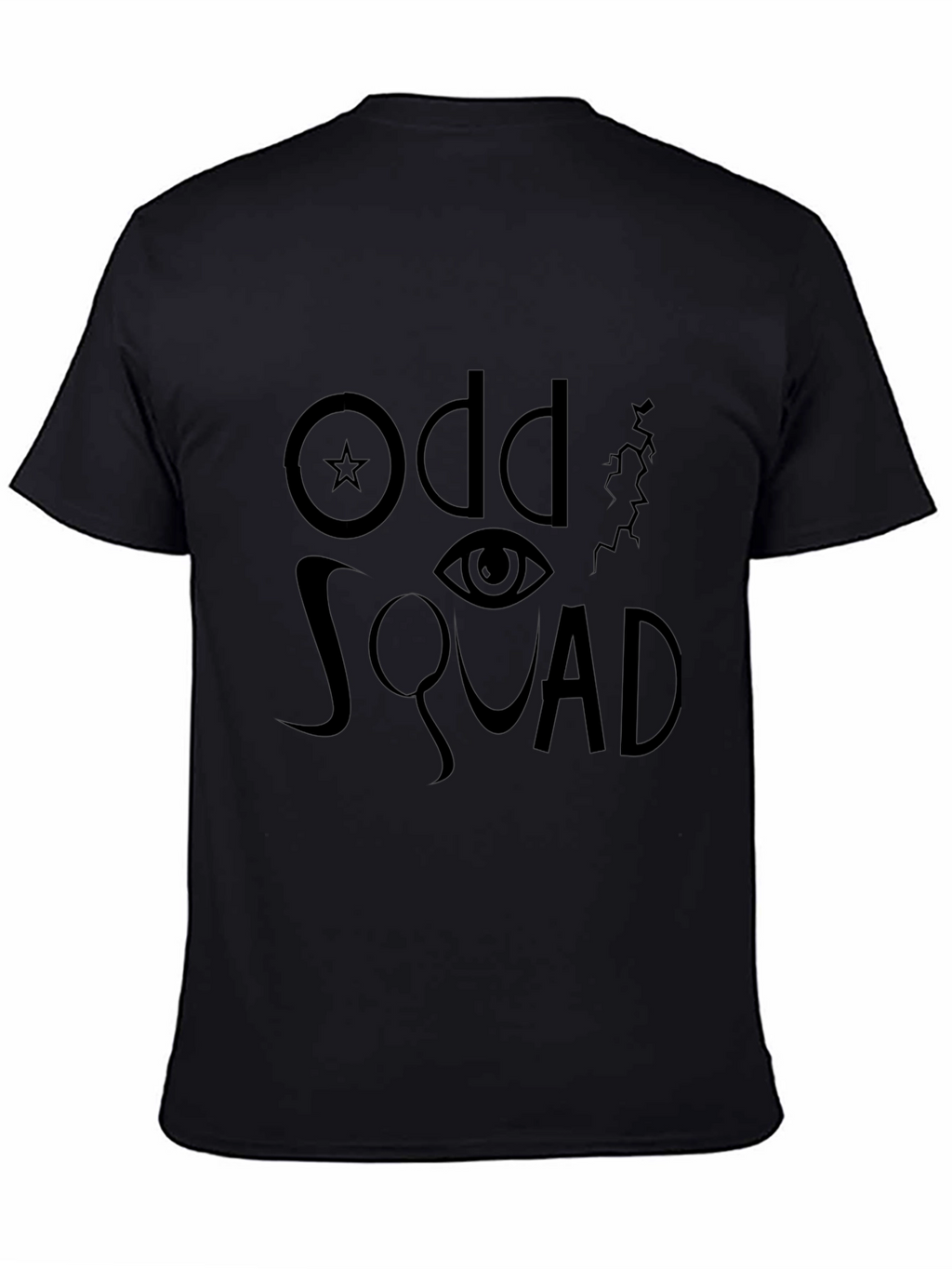 Odd Squad Graphic Print Black T-Shirt