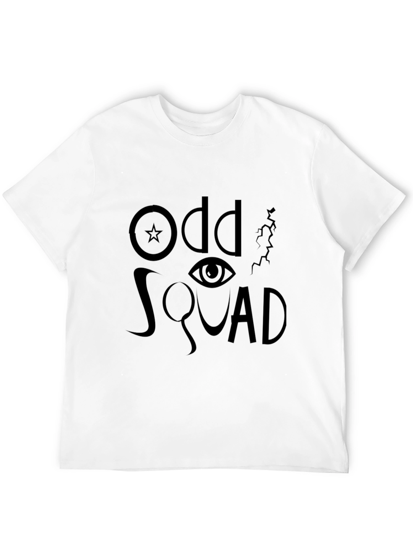 Odd Squad Graphic Print Black T-Shirt