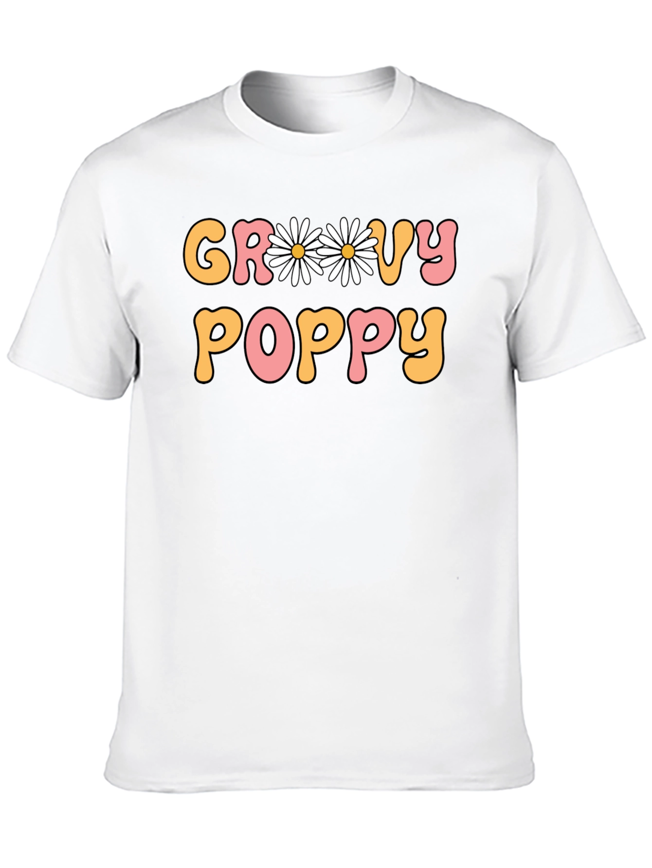 Groovy Poppy Graphic T-Shirt