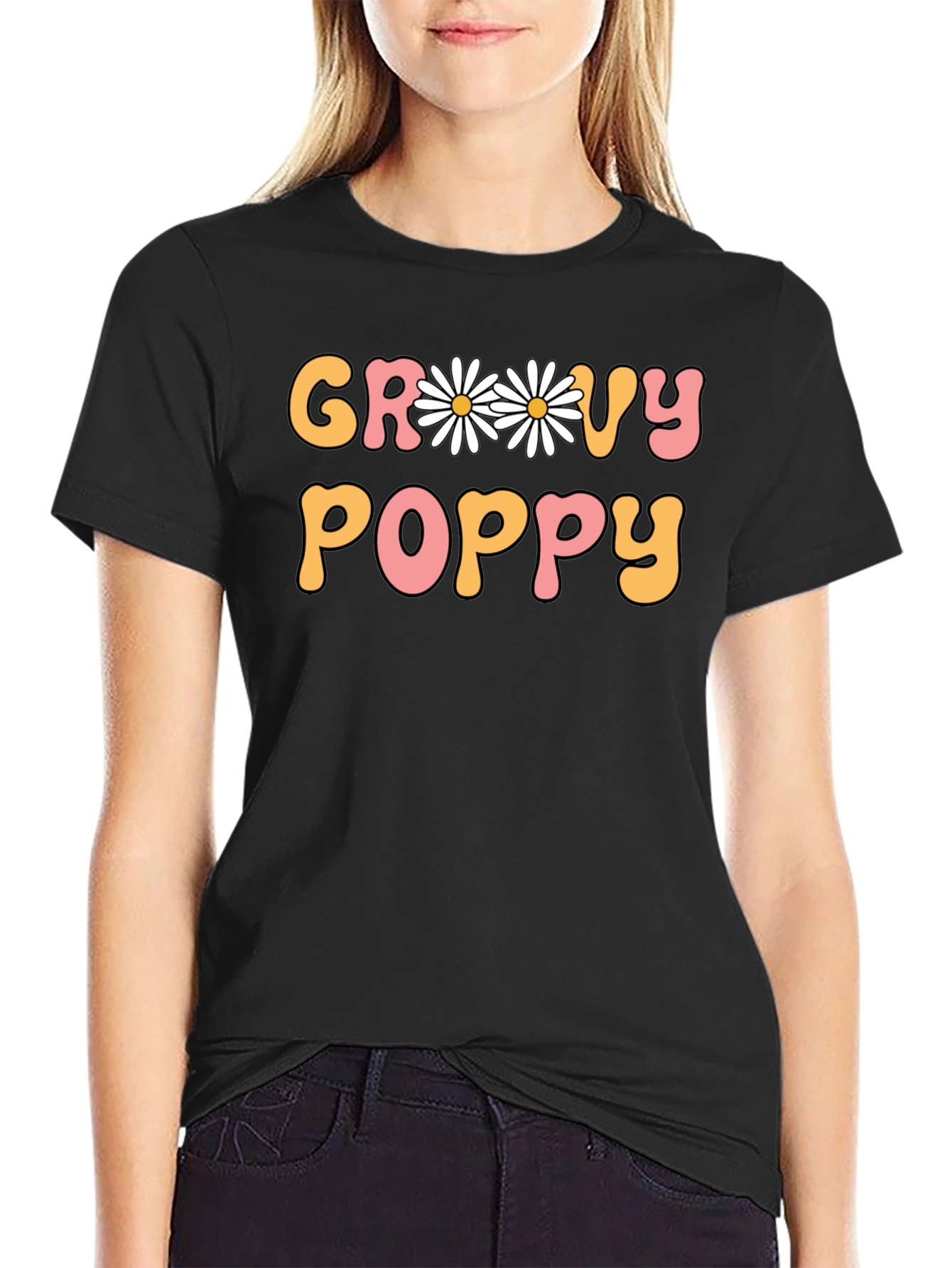 Groovy Poppy Graphic T-Shirt