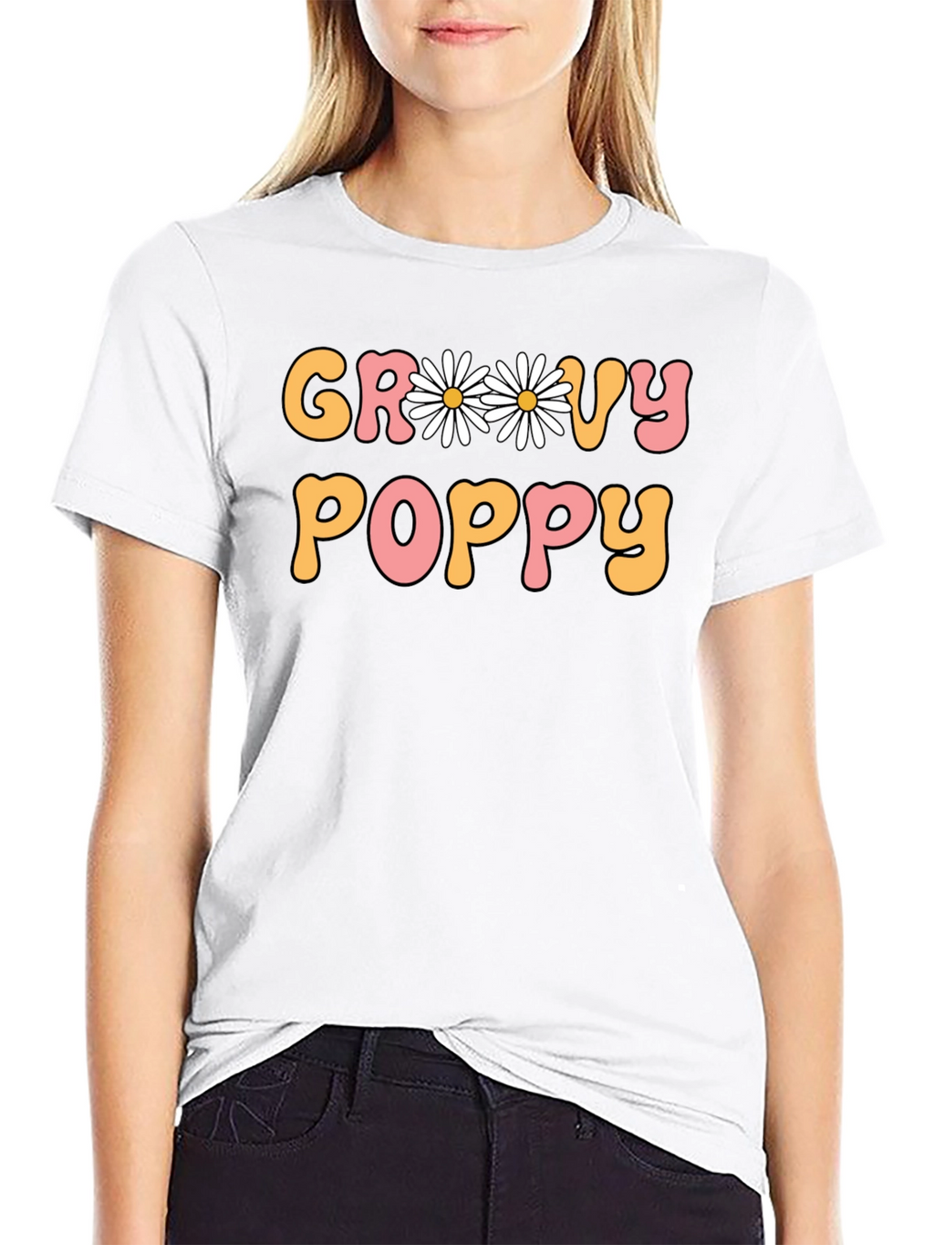 Groovy Poppy Graphic T-Shirt