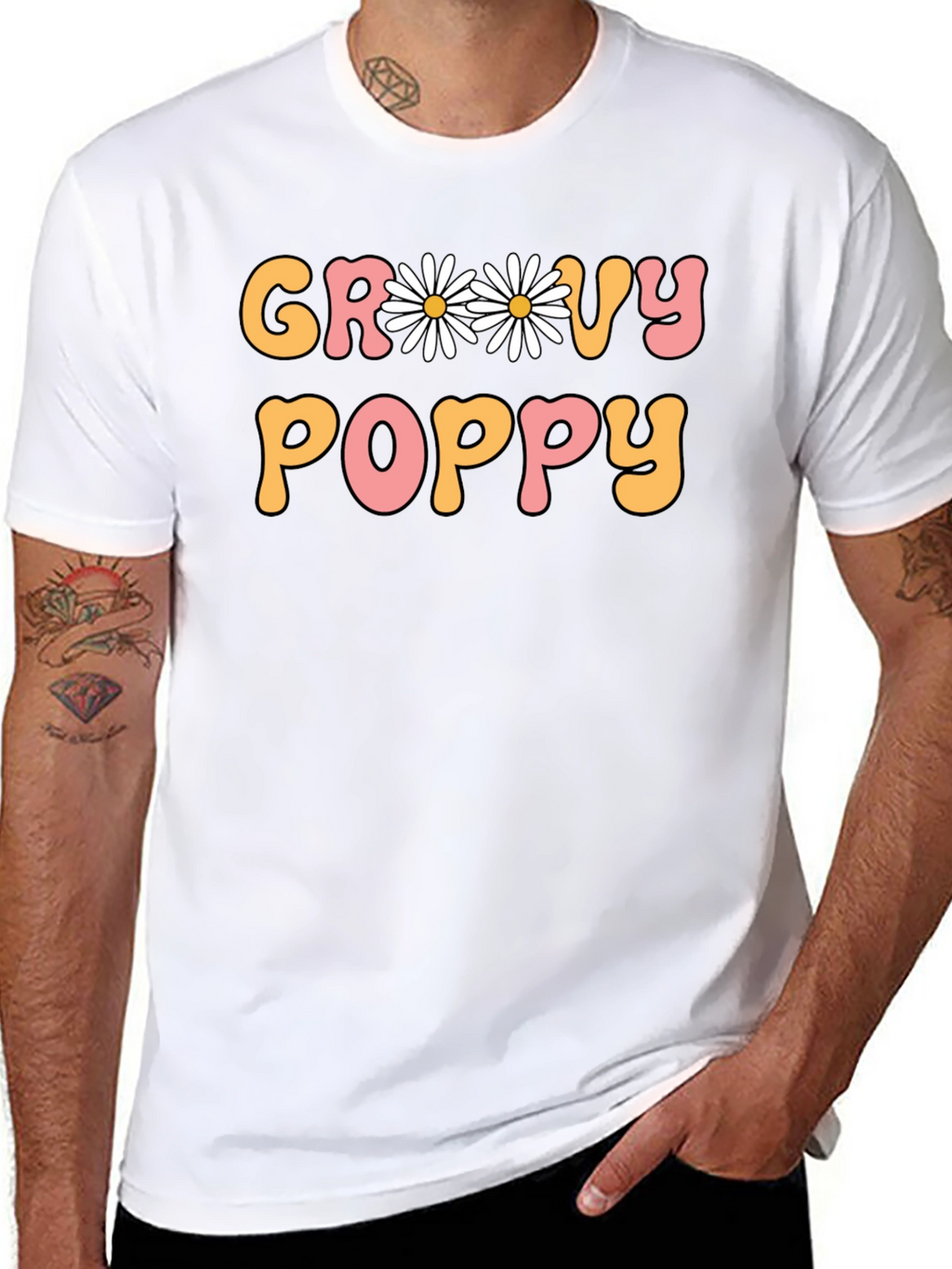 Groovy Poppy Graphic T-Shirt