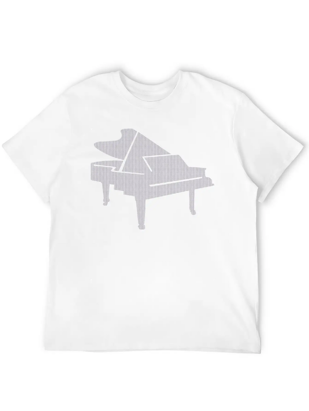 DNA Piano - Passion For Classical Music Unisex Short Sleeve Soft Cotton T-Shirt – Casual Everyday Wear