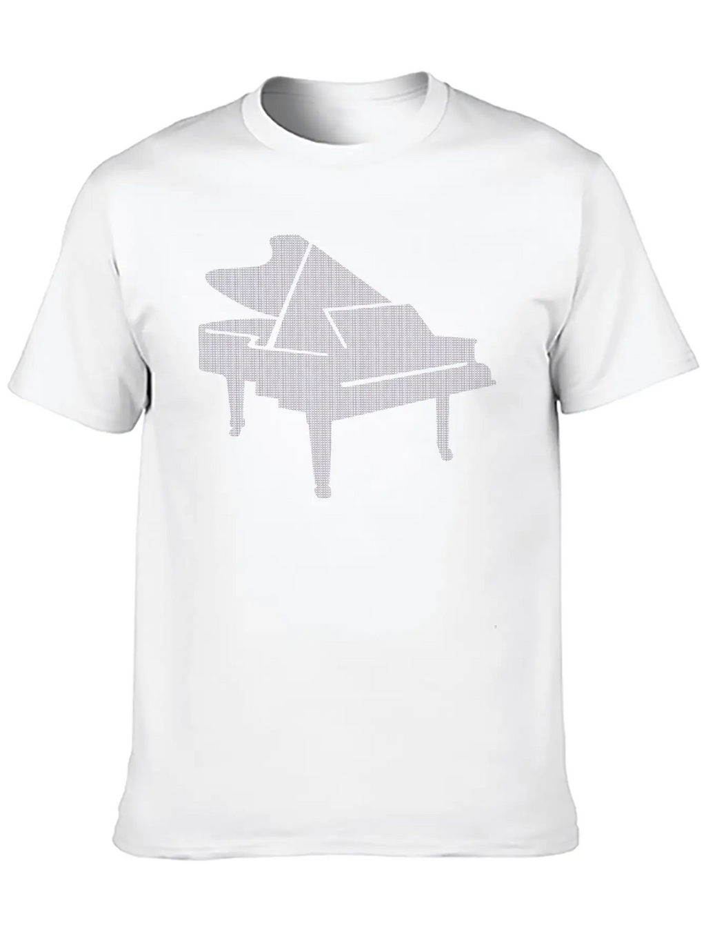 DNA Piano - Passion For Classical Music Unisex Short Sleeve Soft Cotton T-Shirt – Casual Everyday Wear