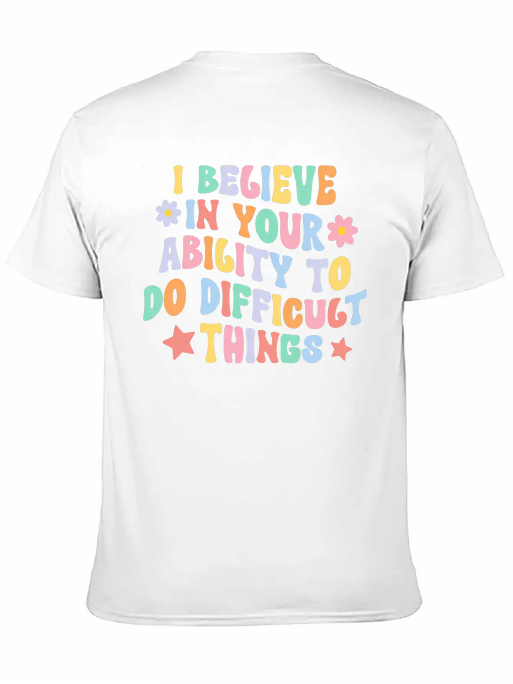 Do Difficult Things Motivational Test Day Testing Unisex Casual T-Shirt – Clean Design For Daily Comfort