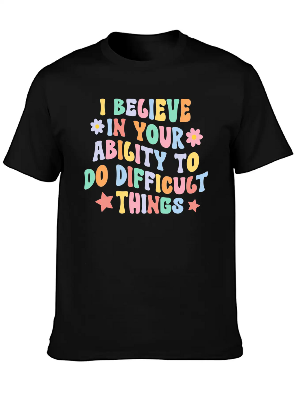 Do Difficult Things Motivational Test Day Testing Unisex Casual T-Shirt – Clean Design For Daily Comfort