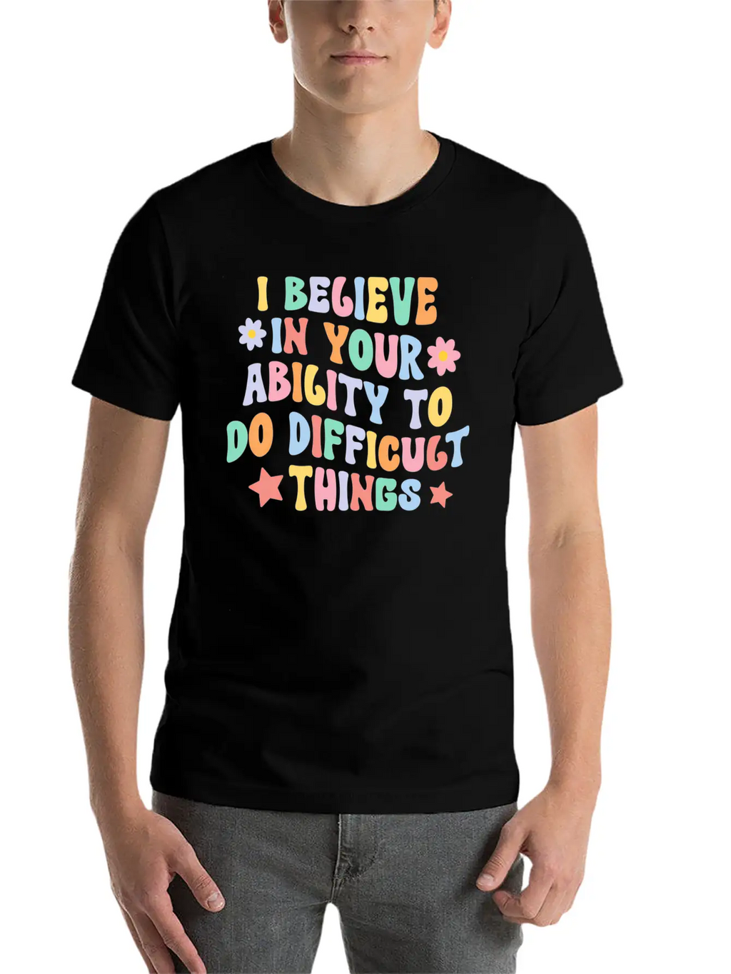Do Difficult Things Motivational Test Day Testing Unisex Casual T-Shirt – Clean Design For Daily Comfort