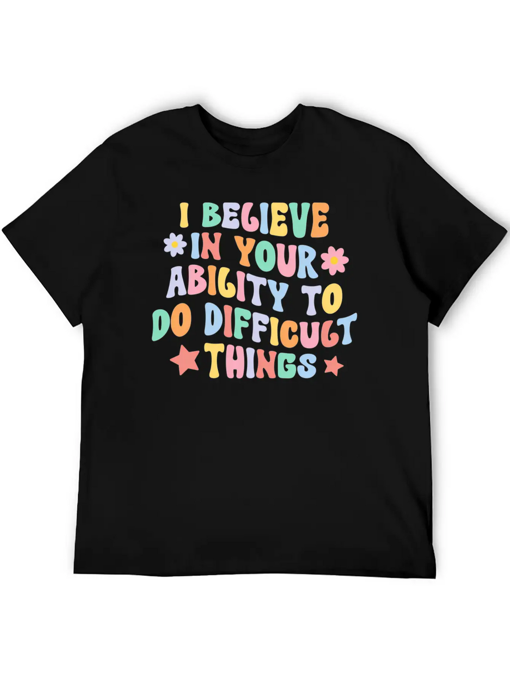 Do Difficult Things Motivational Test Day Testing Unisex Casual T-Shirt – Clean Design For Daily Comfort