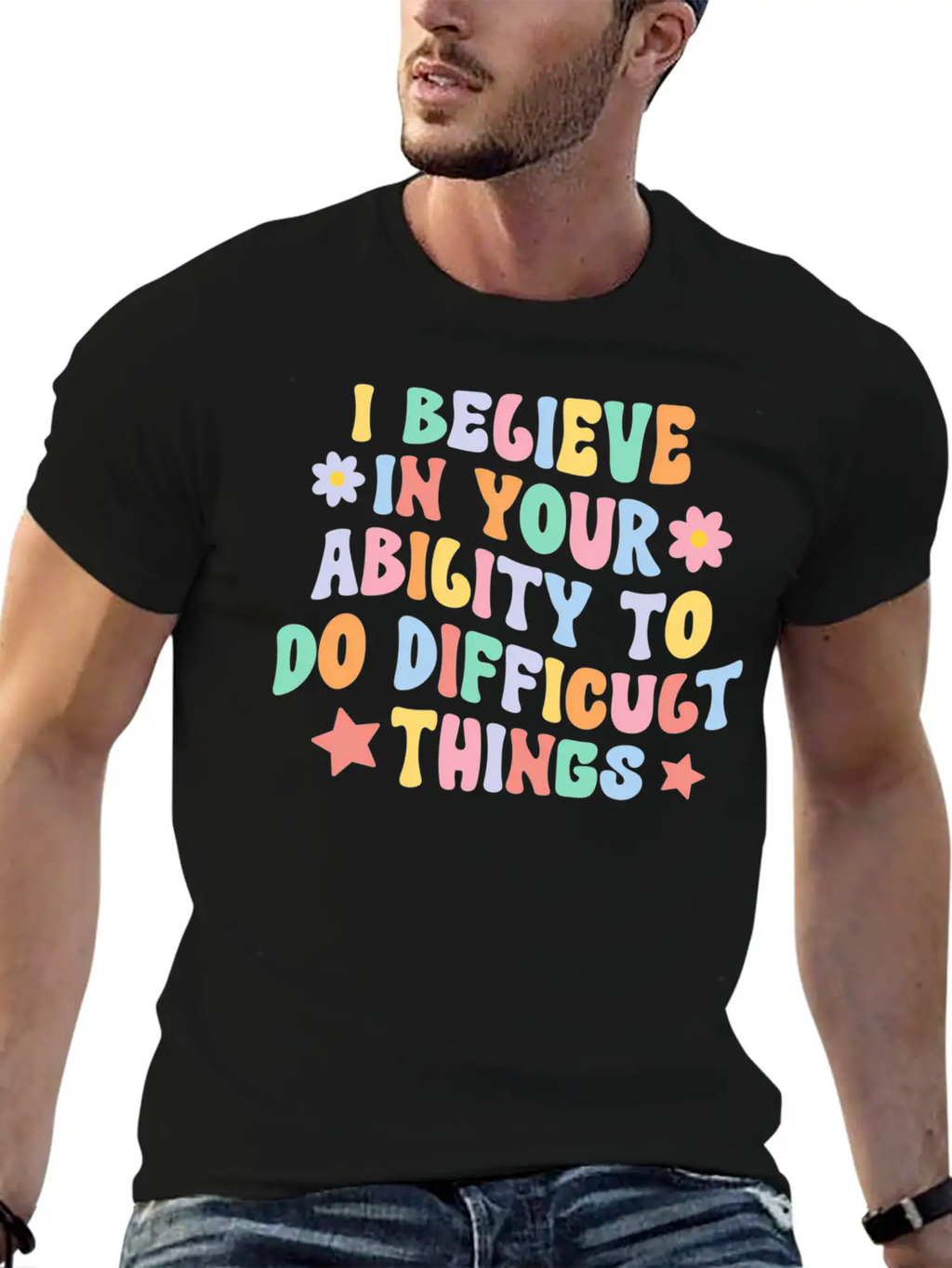 Do Difficult Things Motivational Test Day Testing Unisex Casual T-Shirt – Clean Design For Daily Comfort