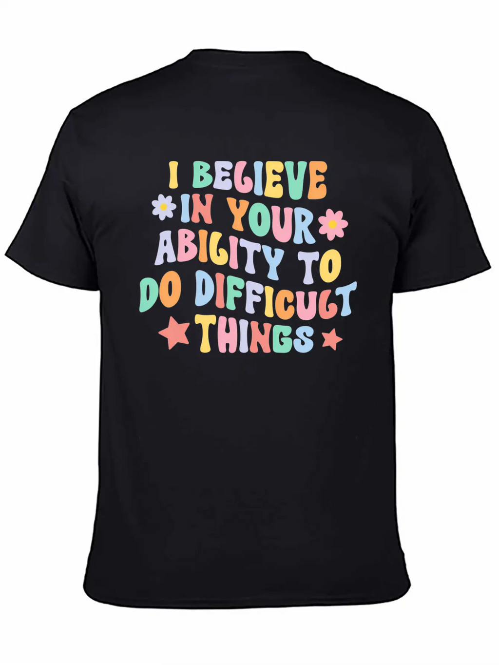 Do Difficult Things Motivational Test Day Testing Unisex Casual T-Shirt – Clean Design For Daily Comfort