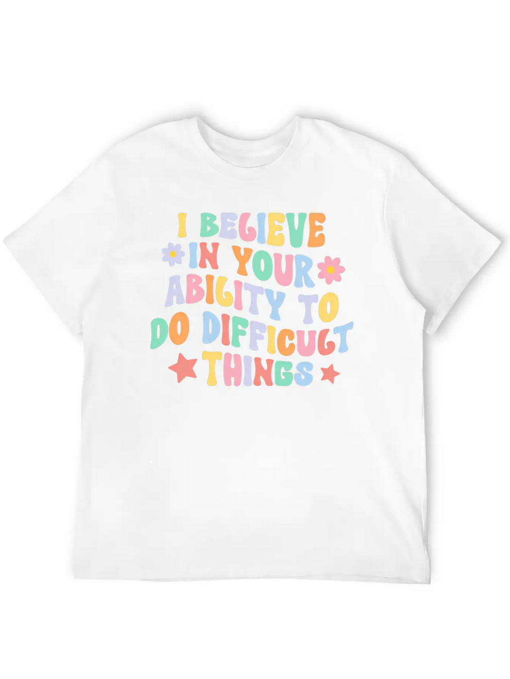 Do Difficult Things Motivational Test Day Testing Unisex Casual T-Shirt – Clean Design For Daily Comfort