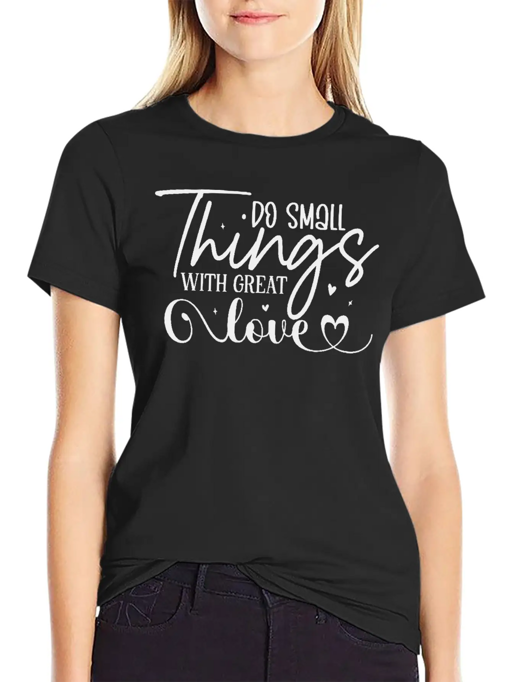 Do Small Things With Great Love Classic Fit Graphic Tee For Daily Comfort – Unisex Cotton Shirt