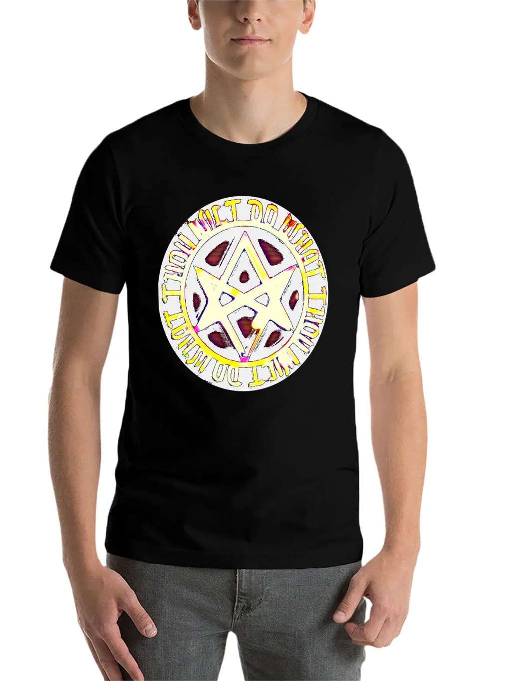 DO WHAT THOU WILT THEMITE Stylish Everyday T-Shirt – Unisex Basic Cotton Tee