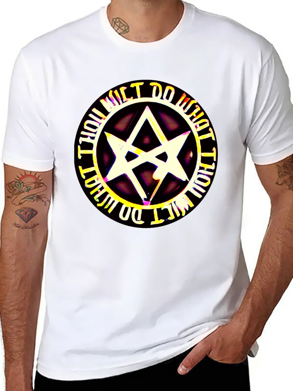 DO WHAT THOU WILT THEMITE Stylish Everyday T-Shirt – Unisex Basic Cotton Tee