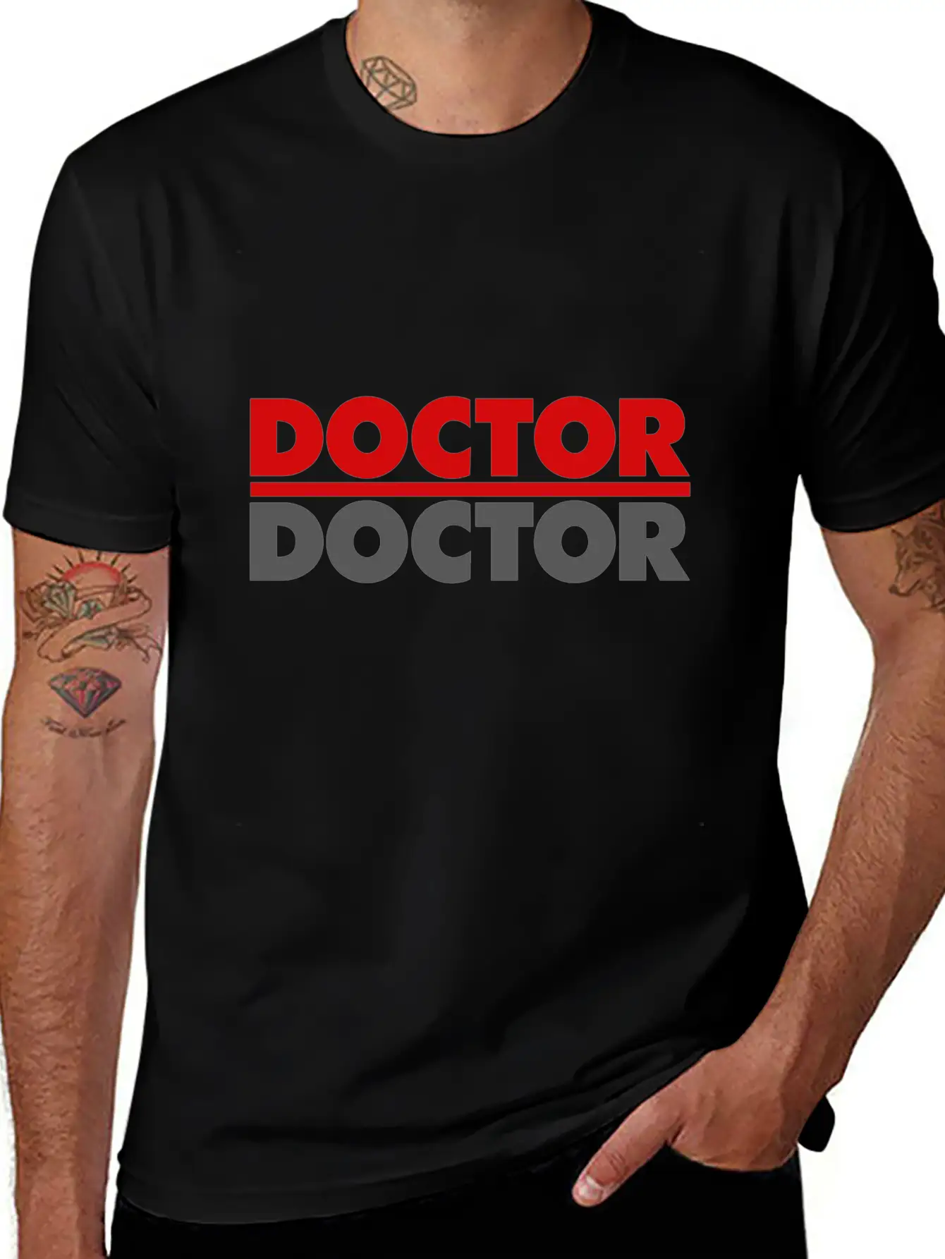 Doctor Doctor Essential Cotton Tee For Daily Outfits – Unisex Style